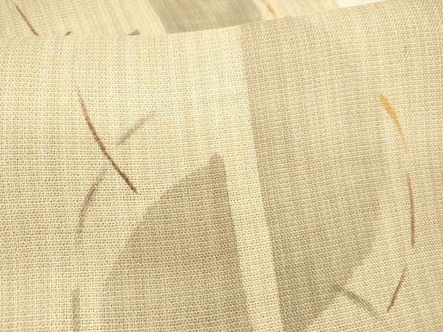 平和屋着物＊夏物 八寸名古屋帯 手描き 抽象文様 正絹 逸品 DAAX5947cm