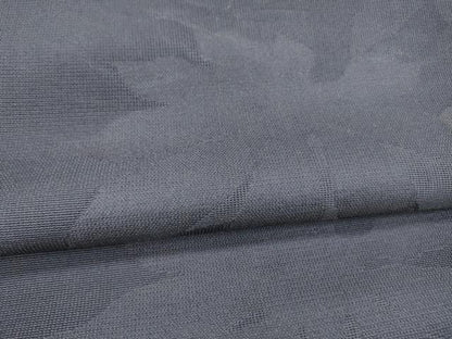 平和屋着物＊夏物　八寸名古屋帯　舞葉文　鉄紺色　正絹　逸品　DAAX5950cm
