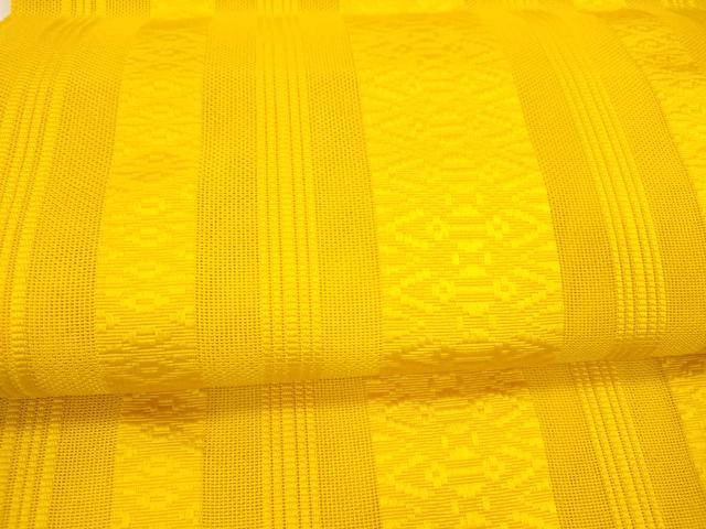 平和屋着物＊夏物 博多織 八寸名古屋帯 献上 向日葵色 DAAX5955cm