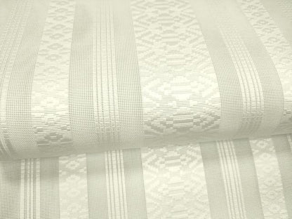 平和屋着物＊夏物 博多織 八寸名古屋帯 献上 藍白色 DAAX5956cm