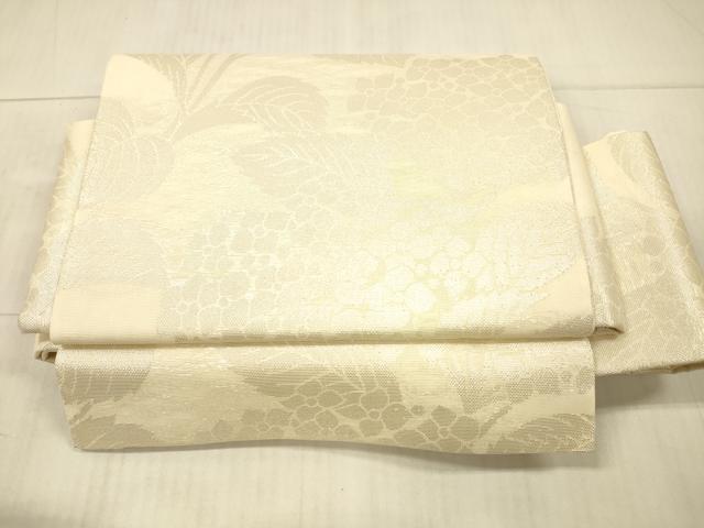 平和屋着物＊夏物 ワンタッチつけ帯 紫陽花 銀糸 正絹 逸品 DAAX5970cm