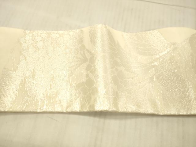 平和屋着物＊夏物　ワンタッチつけ帯　紫陽花　銀糸　正絹　逸品　DAAX5970cm 平和屋着物＊夏物 ワンタッチつけ帯 紫陽花 銀糸 正絹 逸品 DAAX5970cm