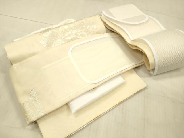 平和屋着物＊夏物 ワンタッチつけ帯 紫陽花 銀糸 正絹 逸品 DAAX5970cm