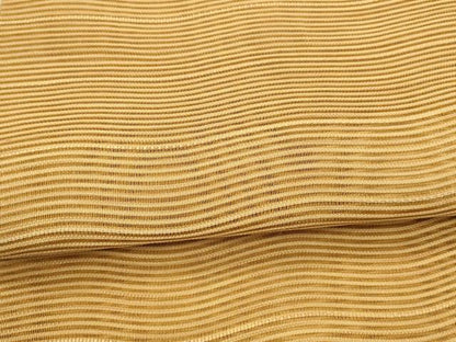 平和屋着物＊夏物 絽綴れ 八寸名古屋帯 よろけ縞 杏色 正絹 逸品 DAAX5971cm