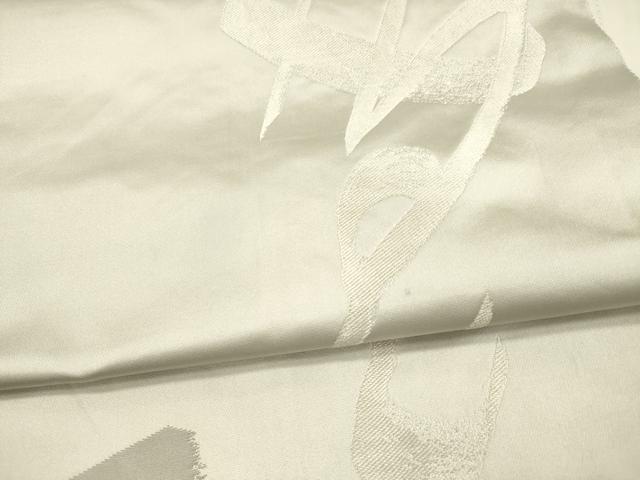 平和屋着物●六通柄袋帯　作家物　抽象文様　正絹　逸品　DAAX5989cm