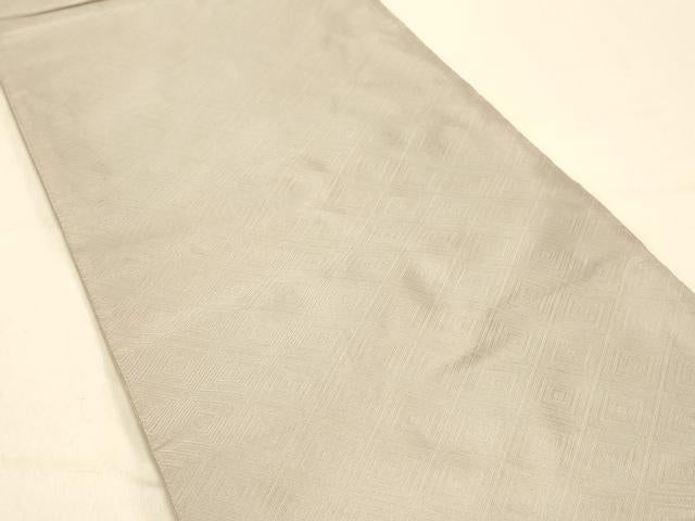 平和屋着物◎両面　全通柄袋帯　霞文　菱文　引箔　正絹　逸品　DAAX6102jm