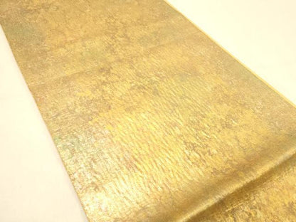 平和屋着物◎六通柄袋帯 霞文 引箔 正絹 逸品 DAAX6171jm