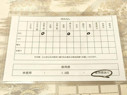 平和屋着物◎六通柄袋帯 京洛錦 風景文 金銀糸 二重引箔 正絹 逸品 DAAX6319jm