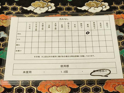平和屋着物◎全通柄京袋帯 雲文 金糸 正絹 逸品 DAAX6328jm