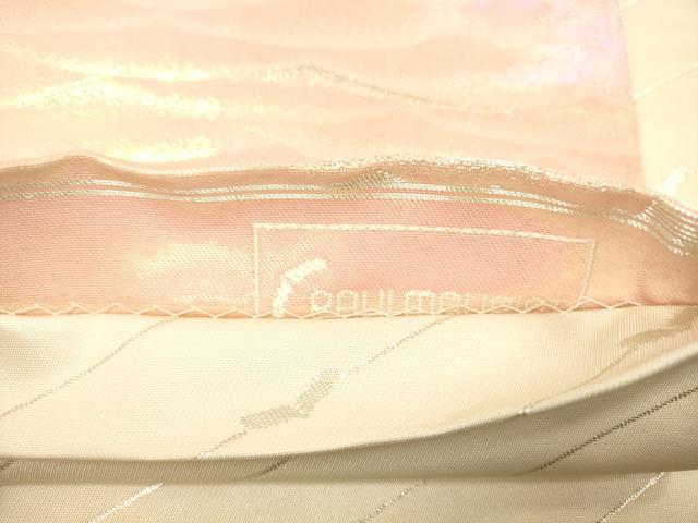 平和屋着物◎両面 六通柄袋帯 花鳥文 金銀糸 引箔 正絹 逸品 DAAX6336jm