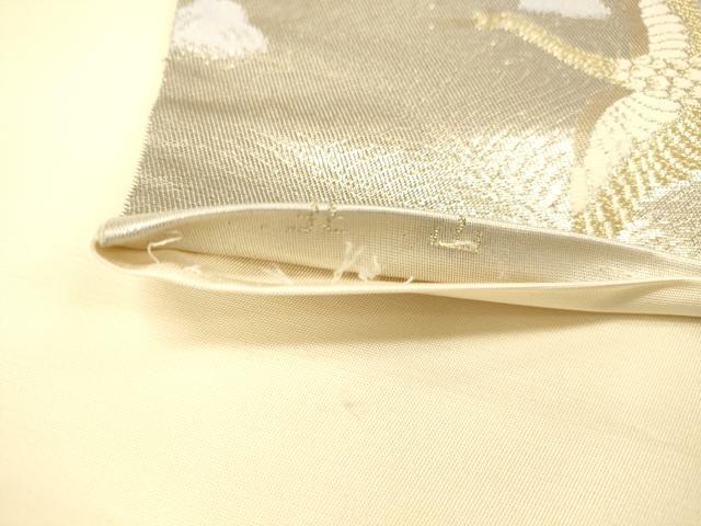 平和屋着物◎六通柄袋帯　唐織　北山　風景文　二重引箔　金銀糸　正絹　逸品　DAAX6458jm