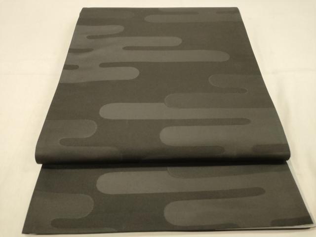 平和屋着物◎両面六通柄袋帯　エ霞文　正絹　逸品　DAAX6473jm