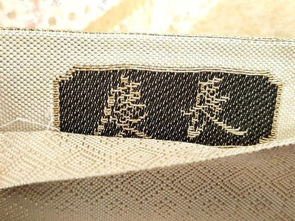 平和屋着物◎九百佐賀錦　六通柄袋帯　向い鳥花文　慶長　金銀糸　正絹　逸品　DAAX7722qa