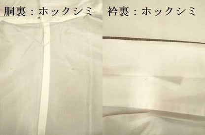 平和屋着物■上質な紬　舞葉文　正絹　逸品　DAAX8052du