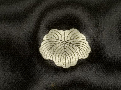 平和屋着物■豪華黒留袖　作家物　流水風景花文　暈し染め　正絹　逸品　DAAX8179du