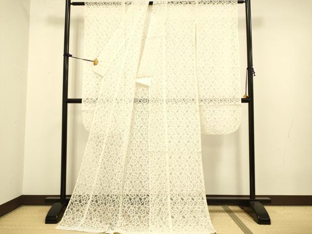 平和屋着物＊夏物 総レース 振袖 花尽くし 肌色 ロング丈 DAAX8331du