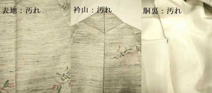平和屋着物■上質な小紋　紬地　草花文　正絹　逸品　DAAX8392du
