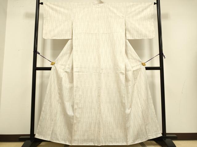 平和屋着物■上質な紬 立涌文 正絹 逸品 DAAX8491du