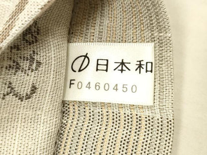 平和屋着物▽美しいキモノ」お馴染みのメーカー となみ織物 スリーシーズン 春夏秋 両面 六通柄袋帯 唐織 枝葉文 正絹 逸品 DAAX8537cm