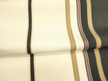 平和屋着物●本場筑前博多織　八寸名古屋帯　間道　正絹　逸品　DAAX8541cm