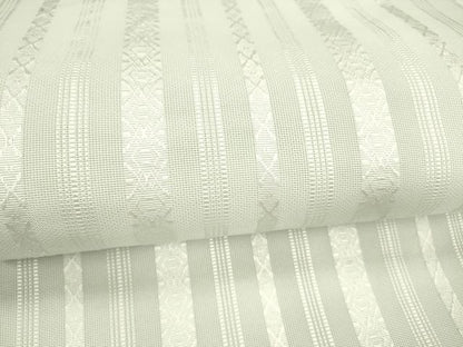 平和屋着物＊夏物 博多織 八寸名古屋帯 献上 藍白色 DAAX8609cm