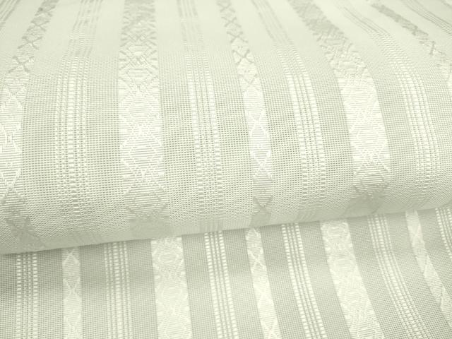 平和屋着物＊夏物 博多織 八寸名古屋帯 献上 藍白色 DAAX8609cm