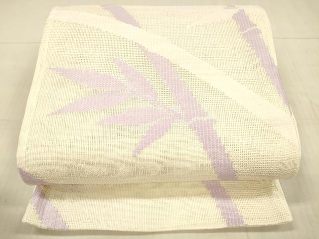平和屋着物＊夏物 六通柄袋帯 笹竹文 DAAX8615cm