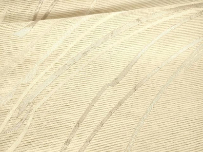 平和屋着物＊夏物 九寸名古屋帯 抽象文様 銀糸 正絹 逸品 DAAX8617cm