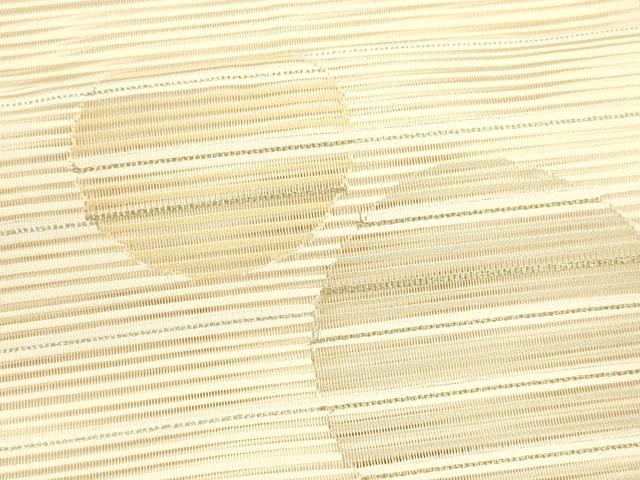 平和屋着物＊夏物 絽綴れ 八寸名古屋帯 丸文 金銀糸 正絹 逸品 DAAX8622cm