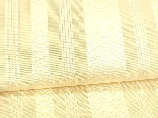 平和屋着物＊夏物　本場筑前博多織　八寸名古屋帯　紗献上　蜂蜜色　正絹　逸品　DAAX8624cm