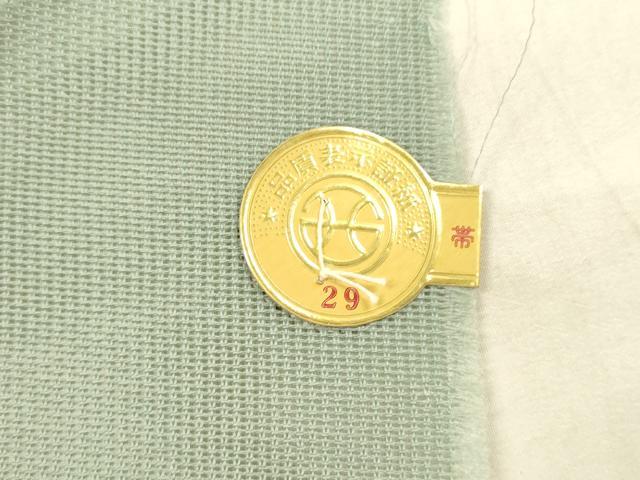 平和屋着物＊夏物 西陣 まいづる謹製 六通柄袋帯 露芝草花文 金銀糸 証紙付き 正絹 逸品 DAAX8631cm