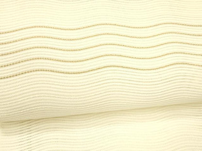 平和屋着物＊夏物 絽綴れ 八寸名古屋帯 よろけ縞 金糸 正絹 逸品 DAAX8649cm
