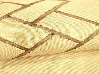平和屋着物＊夏物 八寸名古屋帯 抽象文様 正絹 逸品 DAAX8650cm