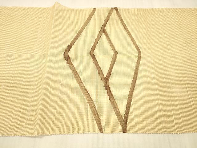 平和屋着物＊夏物 八寸名古屋帯 抽象文様 正絹 逸品 DAAX8650cm