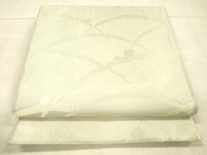 平和屋着物＊夏物 六通柄袋帯 露草文 金銀糸 正絹 逸品 DAAX8656cm