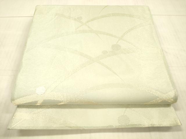 平和屋着物＊夏物 六通柄袋帯 露草文 金銀糸 正絹 逸品 DAAX8656cm