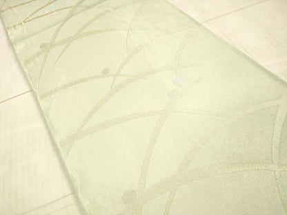 平和屋着物＊夏物 六通柄袋帯 露草文 金銀糸 正絹 逸品 DAAX8656cm