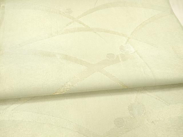 平和屋着物＊夏物 六通柄袋帯 露草文 金銀糸 正絹 逸品 DAAX8656cm