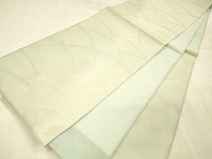 平和屋着物＊夏物 六通柄袋帯 露草文 金銀糸 正絹 逸品 DAAX8656cm