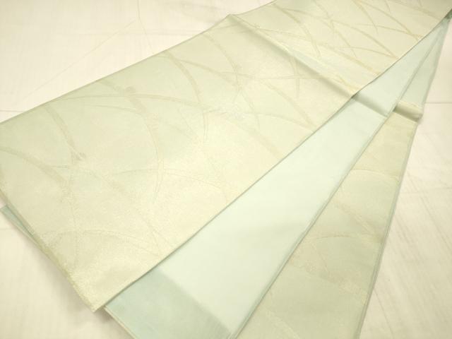 平和屋着物＊夏物 六通柄袋帯 露草文 金銀糸 正絹 逸品 DAAX8656cm