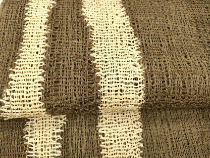 平和屋着物＊夏物 八寸名古屋帯 間道 正絹 逸品 DAAX8663cm
