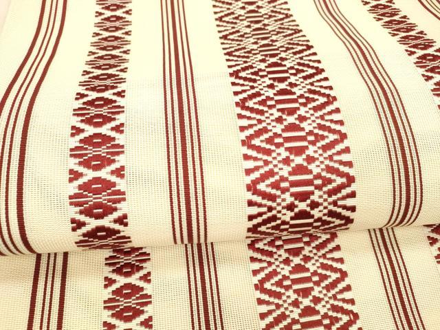 平和屋着物＊夏物 本場筑前博多織 八寸名古屋帯 紗献上 正絹 逸品 DAAX8665cm