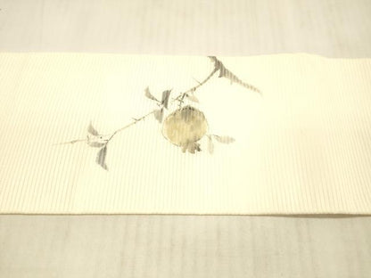 平和屋着物＊夏物 英王室献上友禅作家 木下勝功 九寸名古屋帯 手描き 成り物 正絹 逸品 DAAX8669cm