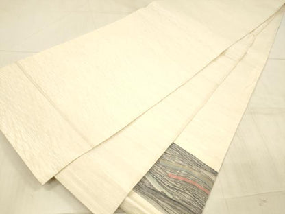 平和屋着物＊夏物 太鼓柄袋帯 流水文 金糸 正絹 逸品 DAAX8672cm