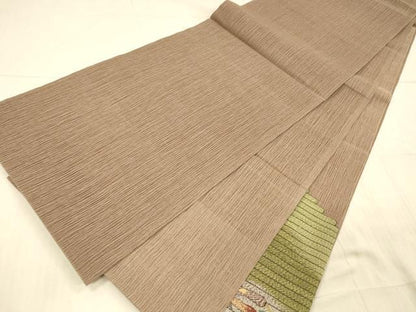 平和屋着物＊夏物 太鼓柄袋帯 成り物 正絹 逸品 DAAX8676cm
