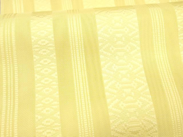 平和屋着物＊夏物 博多織 八寸名古屋帯 献上 淡黄色 DAAX8683cm