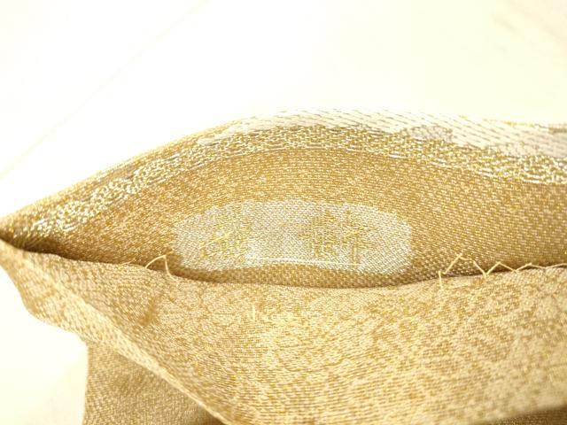 平和屋着物●六通柄袋帯　華飾　金銀糸　正絹　逸品　DAAX8715cm