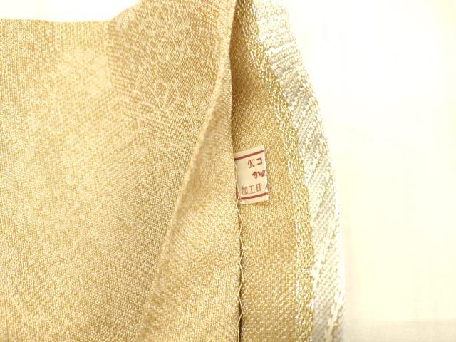 平和屋着物●六通柄袋帯　華飾　金銀糸　正絹　逸品　DAAX8715cm