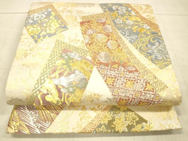 平和屋着物○現代の名工 伝統工芸士 豊田宏一 六通柄袋帯