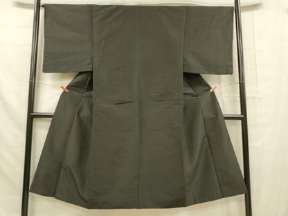 平和屋着物■男性　紬　格子　正絹　逸品　DAAX8801cm